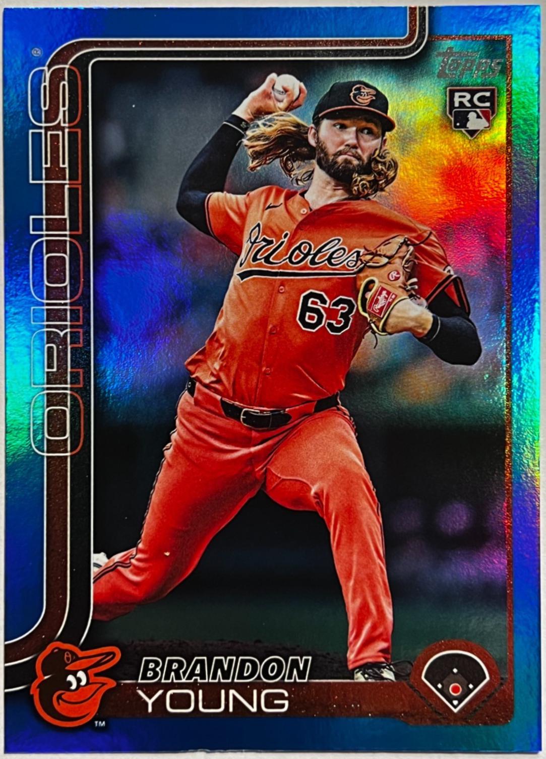 Brandon Young [Blue Rainbow Foil] #US97