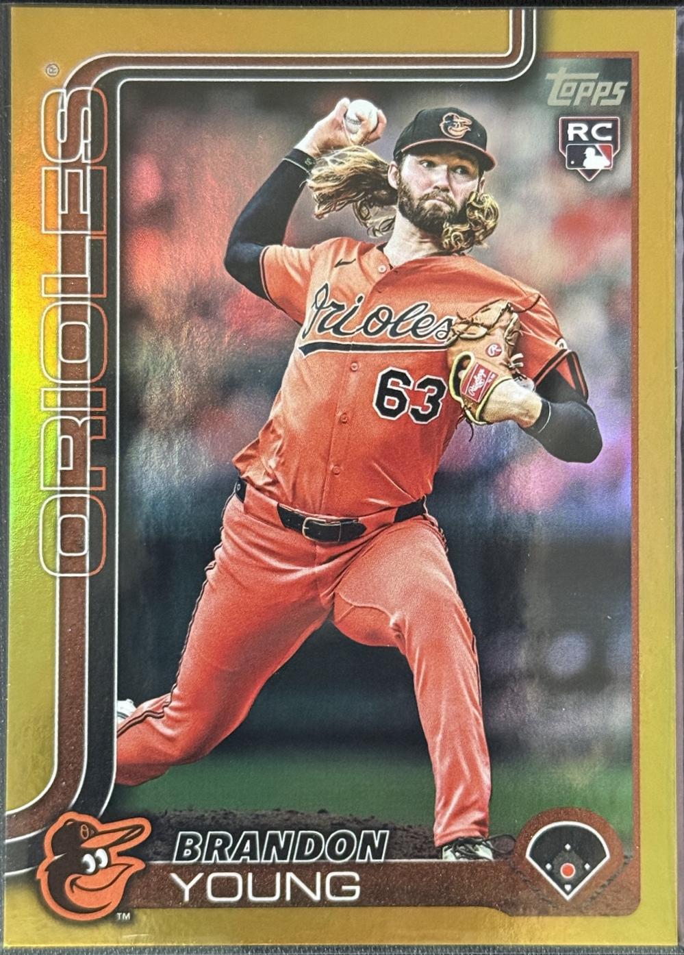 Brandon Young [Gold Rainbow Foil] #US97