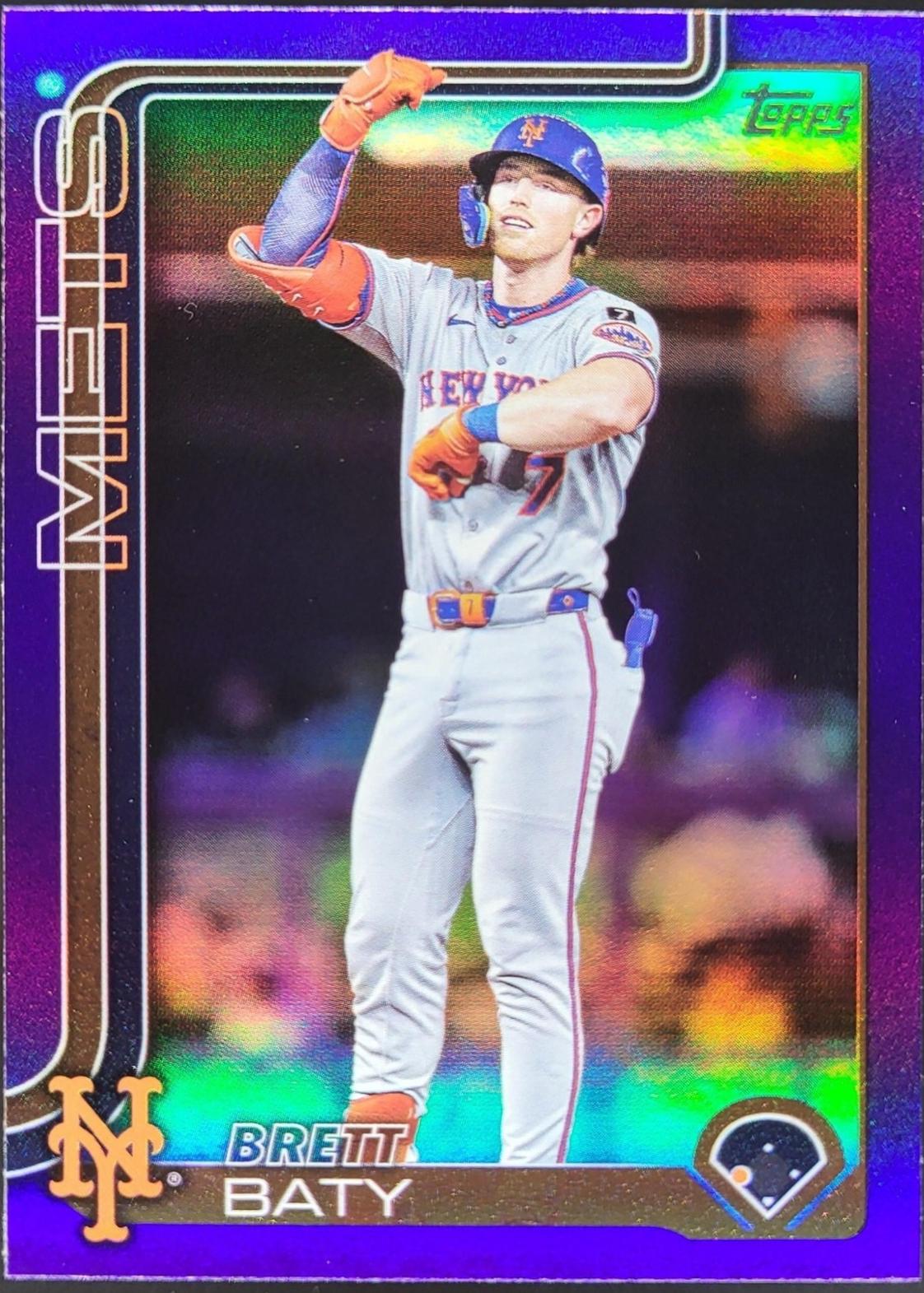 Brett Baty [Holo Purple Foil] #US155
