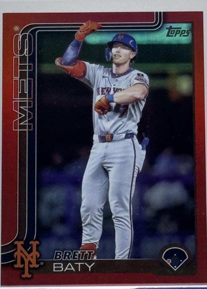 Brett Baty [Red Diamante Foil] #US155