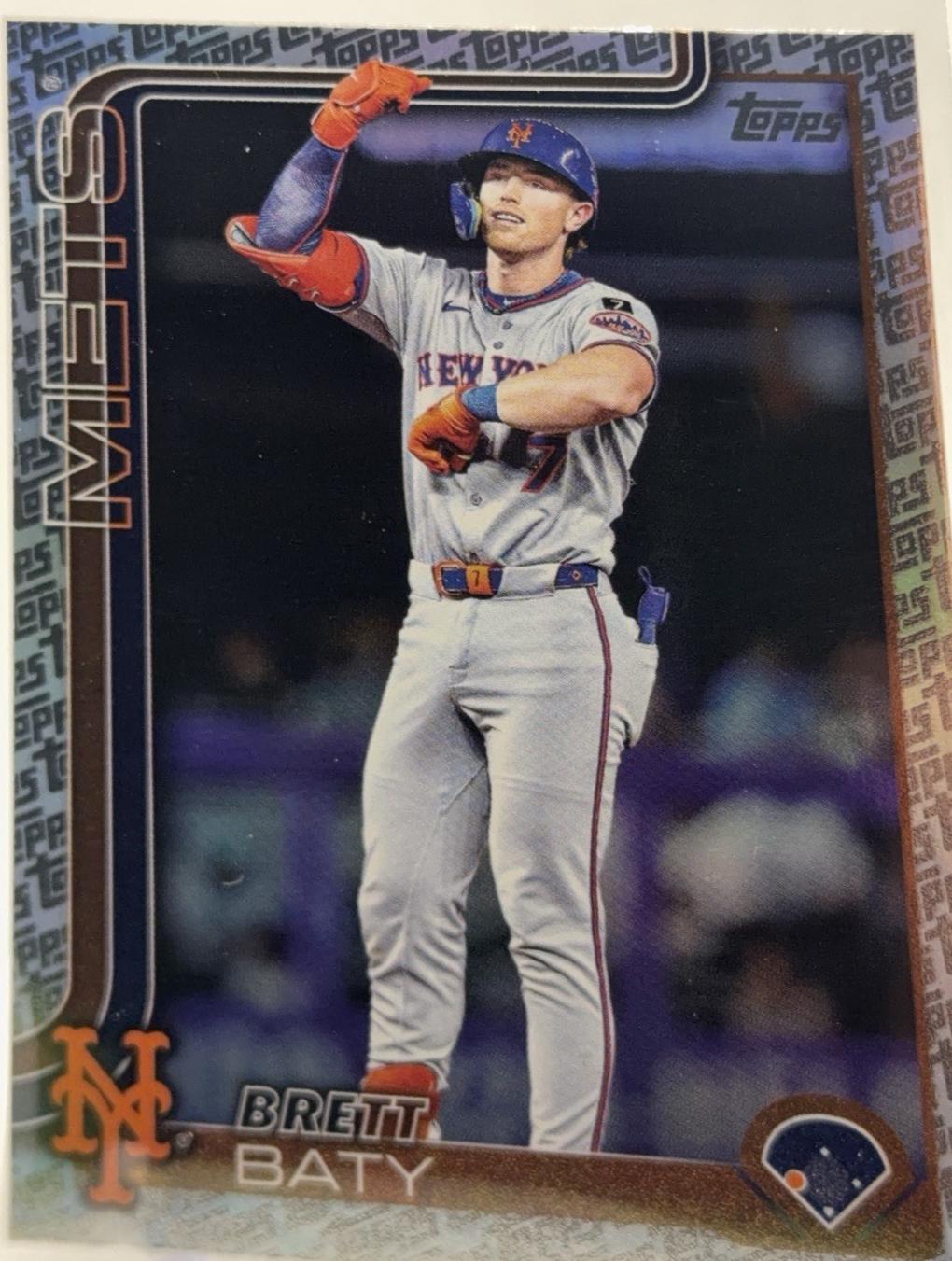 Brett Baty [Topps Logo Foil] #US155