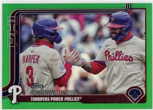 Bryce Harper / Nick Castellanos [Green Rainbow Foil] #US107