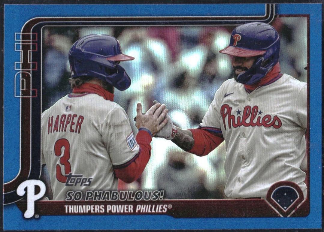 Bryce Harper / Nick Castellanos [Holo Blue Foil] #US107