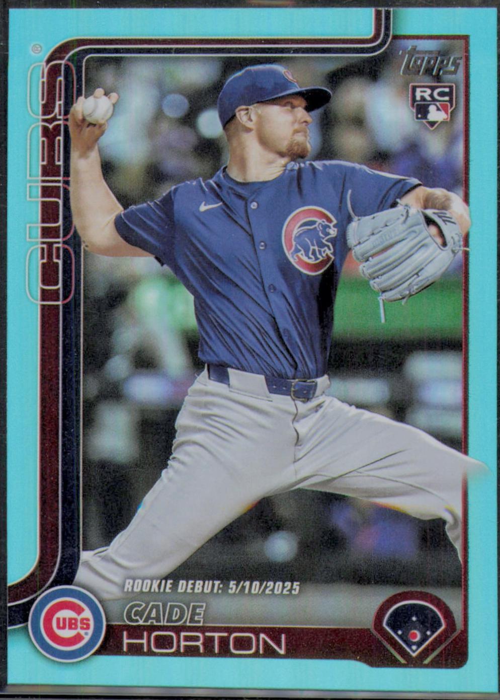 Cade Horton [Aqua Rainbow Foil] #US214