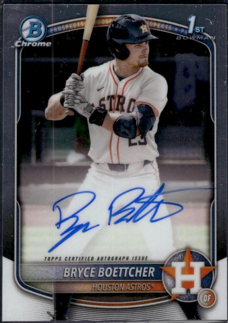 Bryce Boettcher [Black White Shimmer Refractor] #CPA-BB