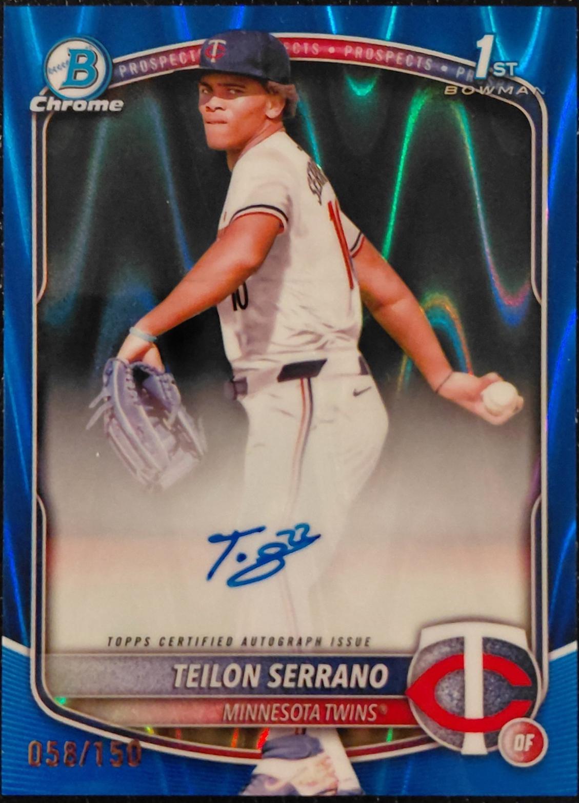 Teilon Serrano [Blue RayWave Refractor] #CPA-TS