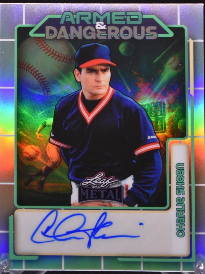 Charlie Sheen [Prismatic Silver] #ASA-CS2