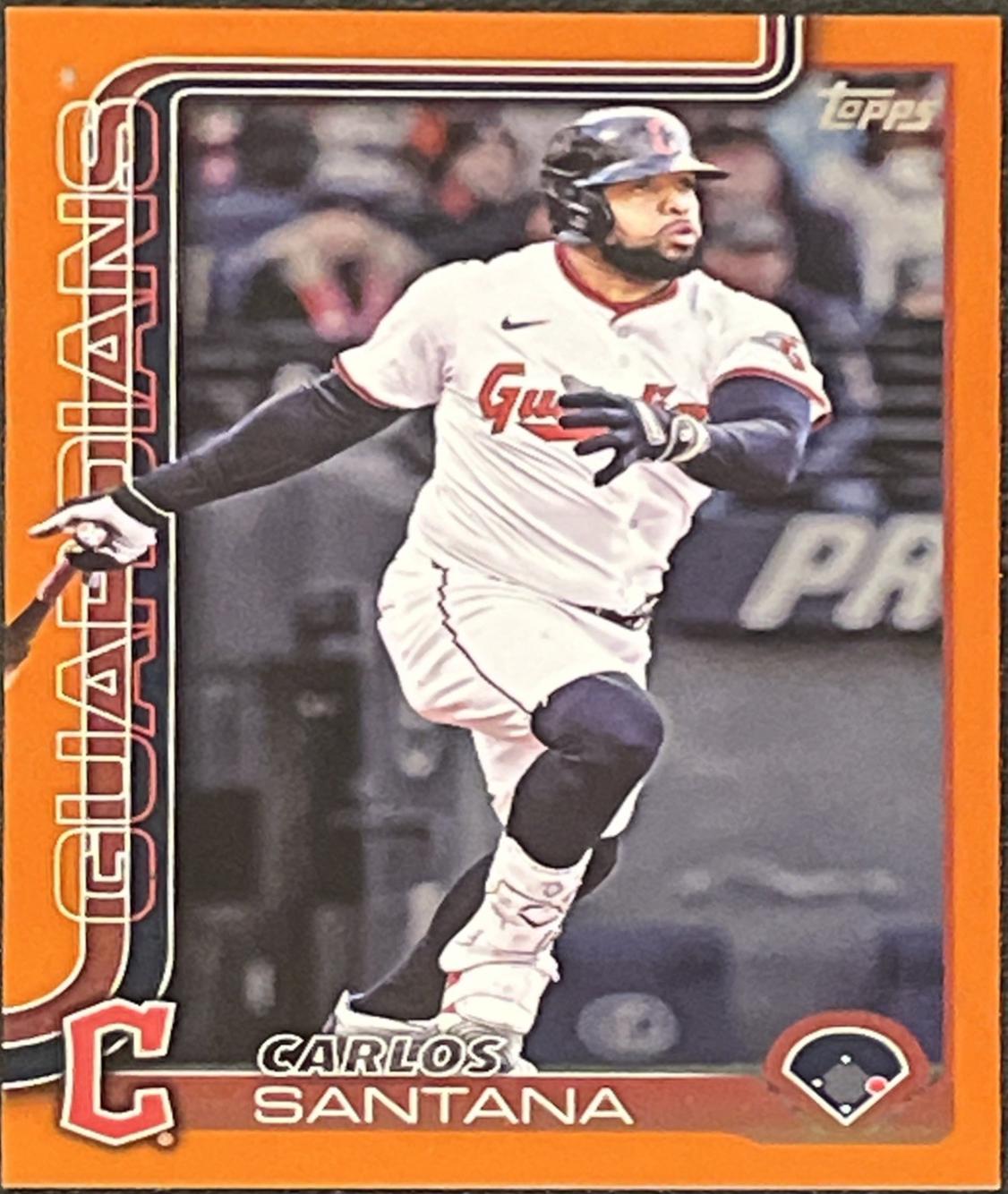 Carlos Santana [Orange Rainbow Foil] #US148
