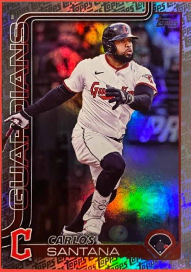Carlos Santana [Topps Logo Foil] #US148