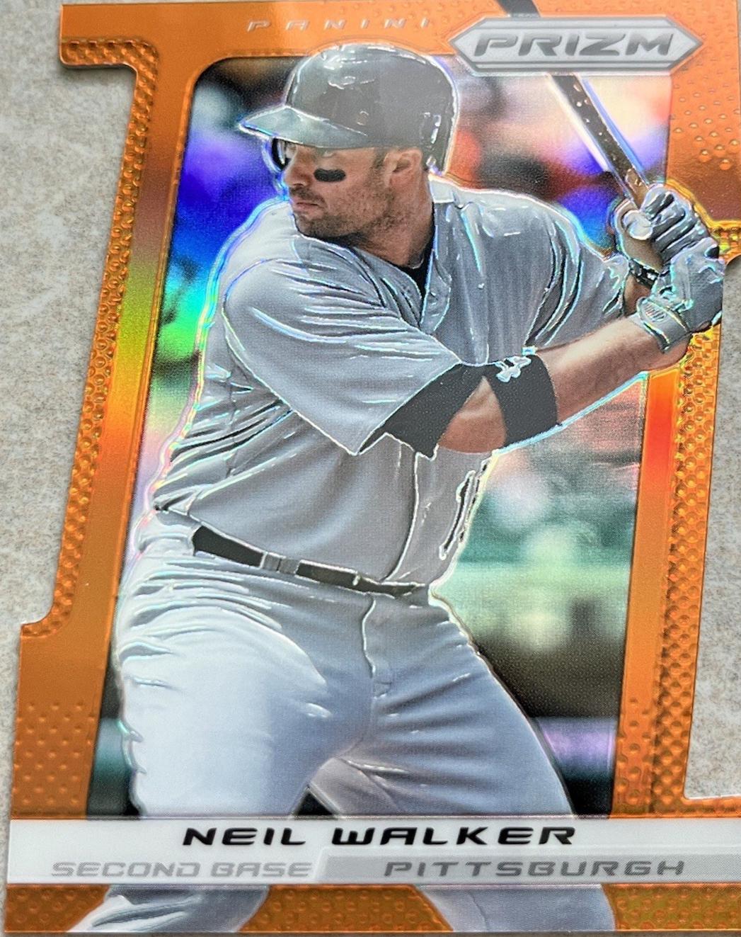 Neil Walker [Orange Die-Cut Prizm] #75