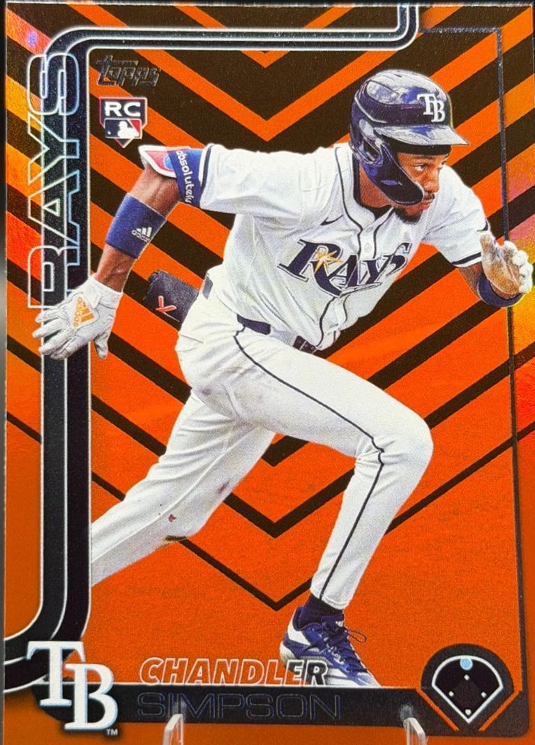 Chandler Simpson [Orange Diamante Foil] #US277