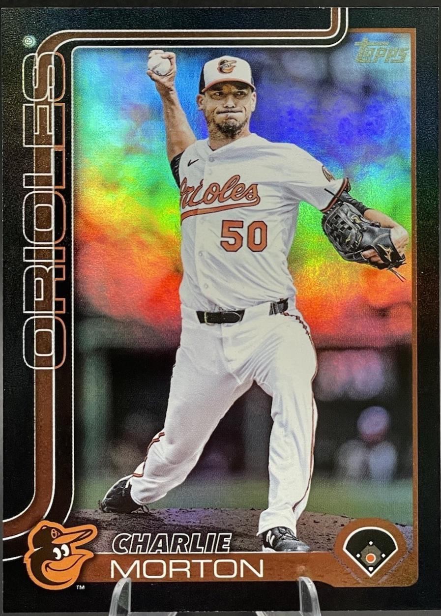 Charlie Morton [Holo Black Foil] #US242
