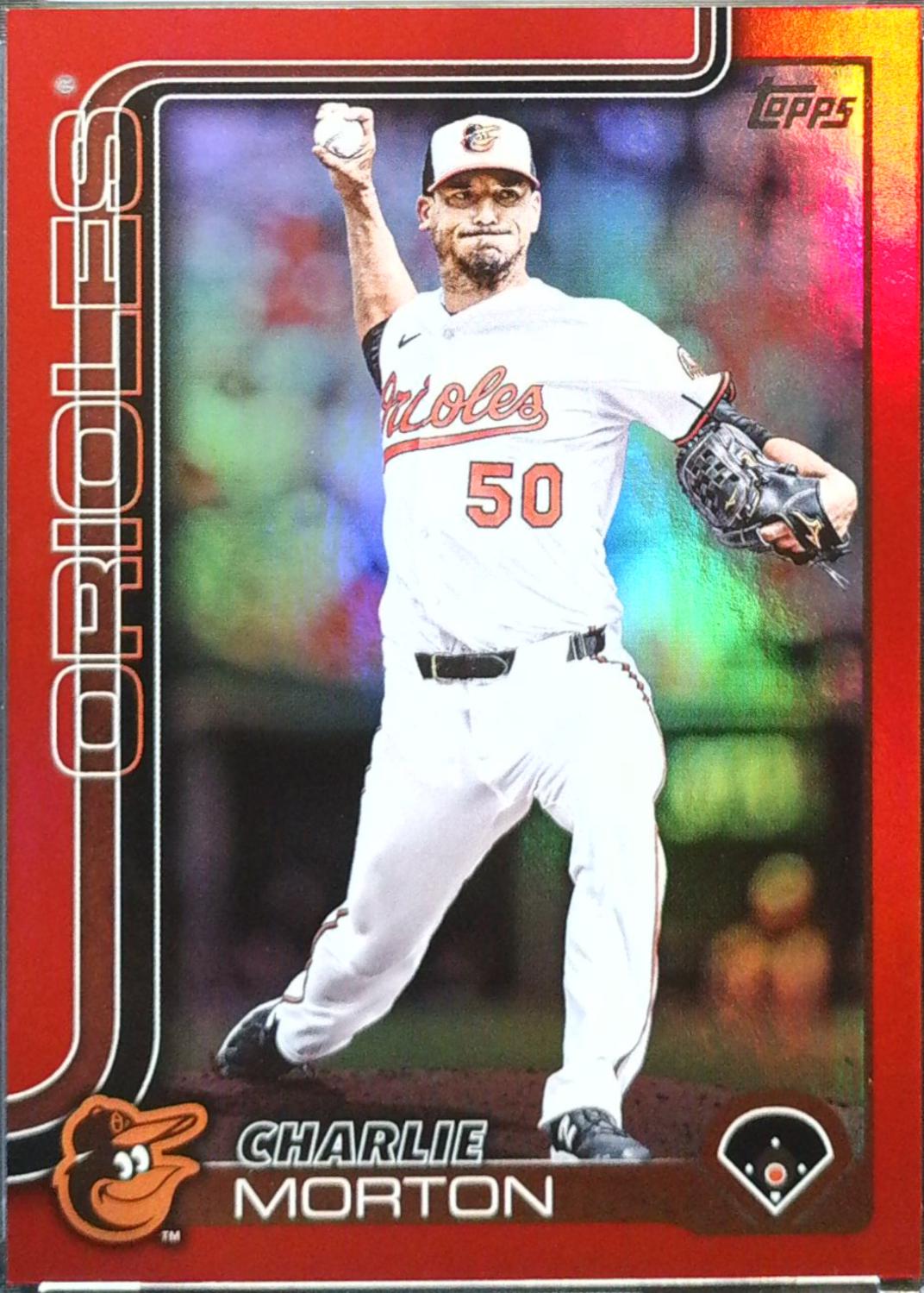 Charlie Morton [Red Diamante Foil] #US242