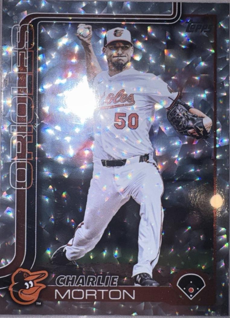 Charlie Morton [Silver Crackle Foil] #US242