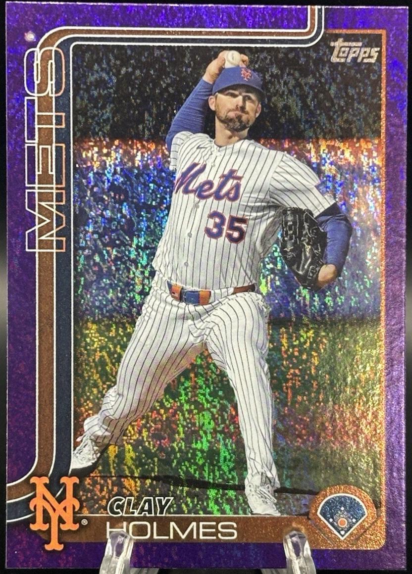Clay Holmes [Purple Rainbow Foil] #US245