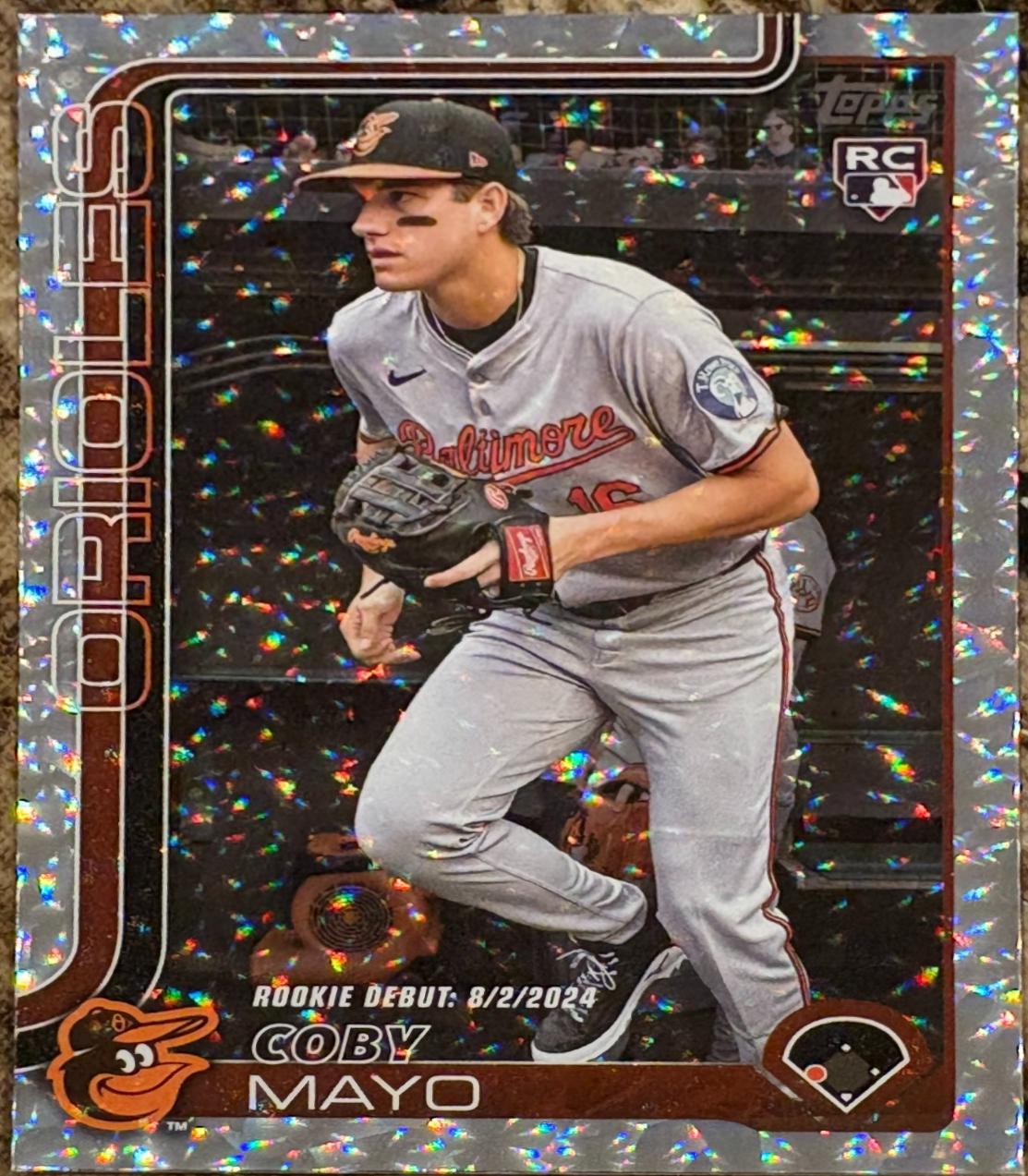 Coby Mayo [Silver Crackle Foil] #US282