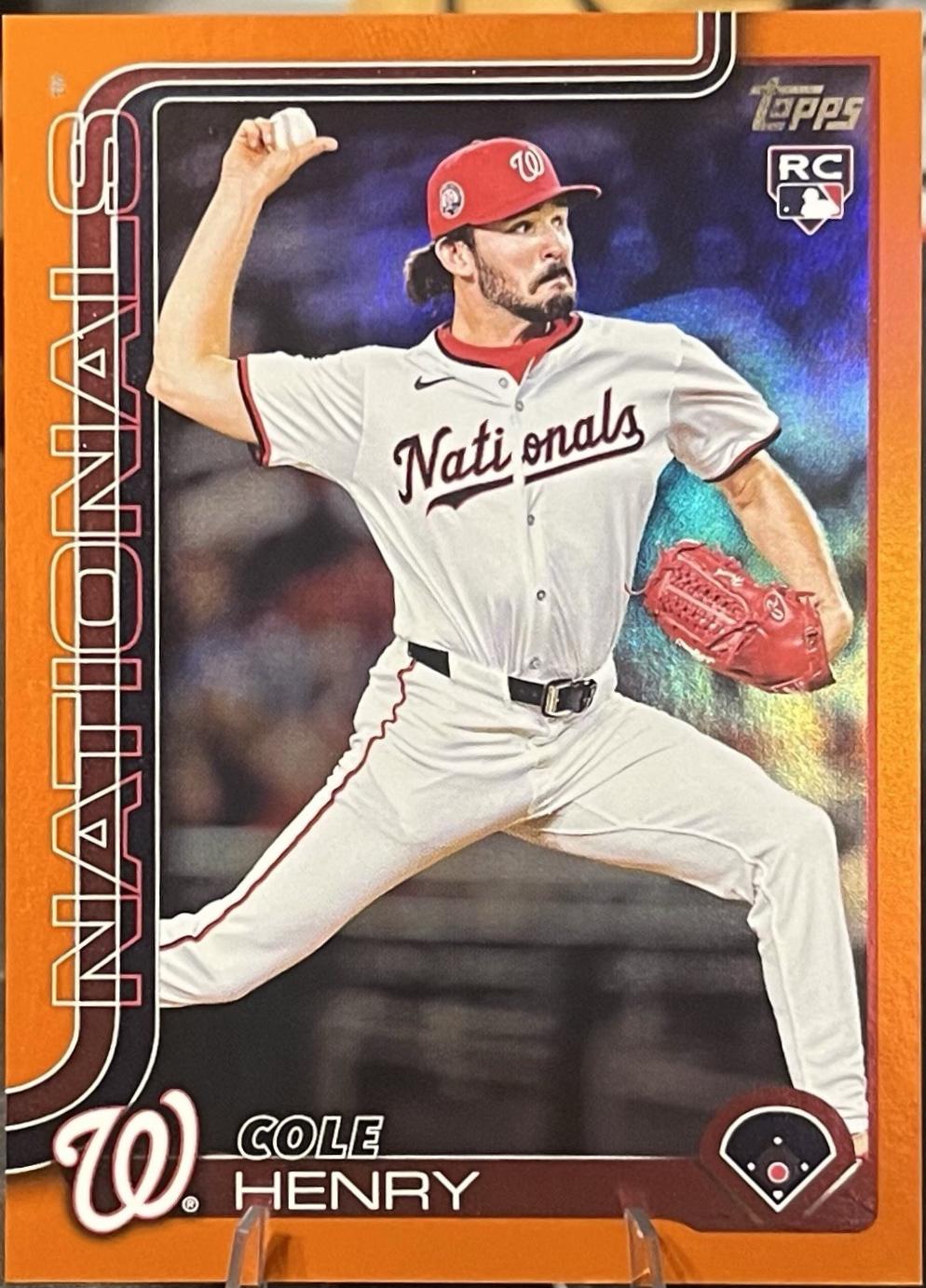 Cole Henry [Orange Diamante Foil] #US186