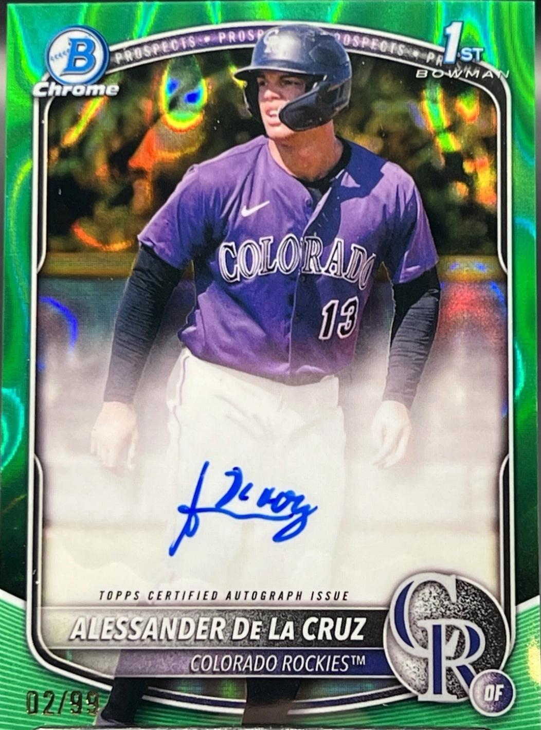 Alessander De La Cruz [Green Lava Refractor] #CPA-AD