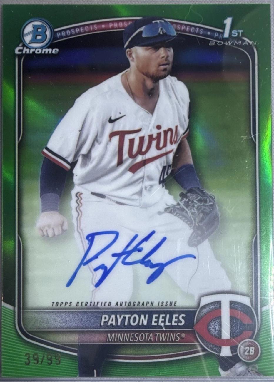 Payton Eeles [Green Mojo Refractor] #CPA-PE