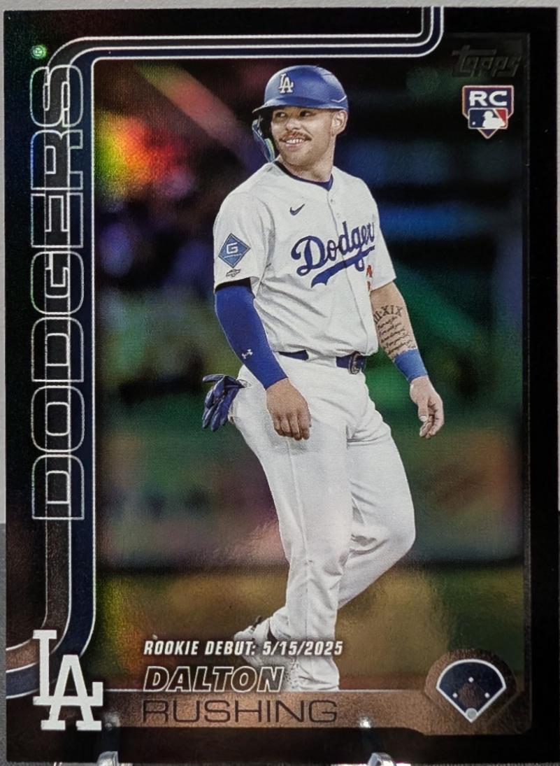 Dalton Rushing [Black Rainbow Foil] #US256