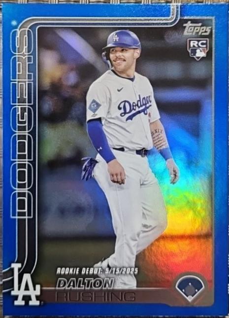 Dalton Rushing [Blue Rainbow Foil] #US256