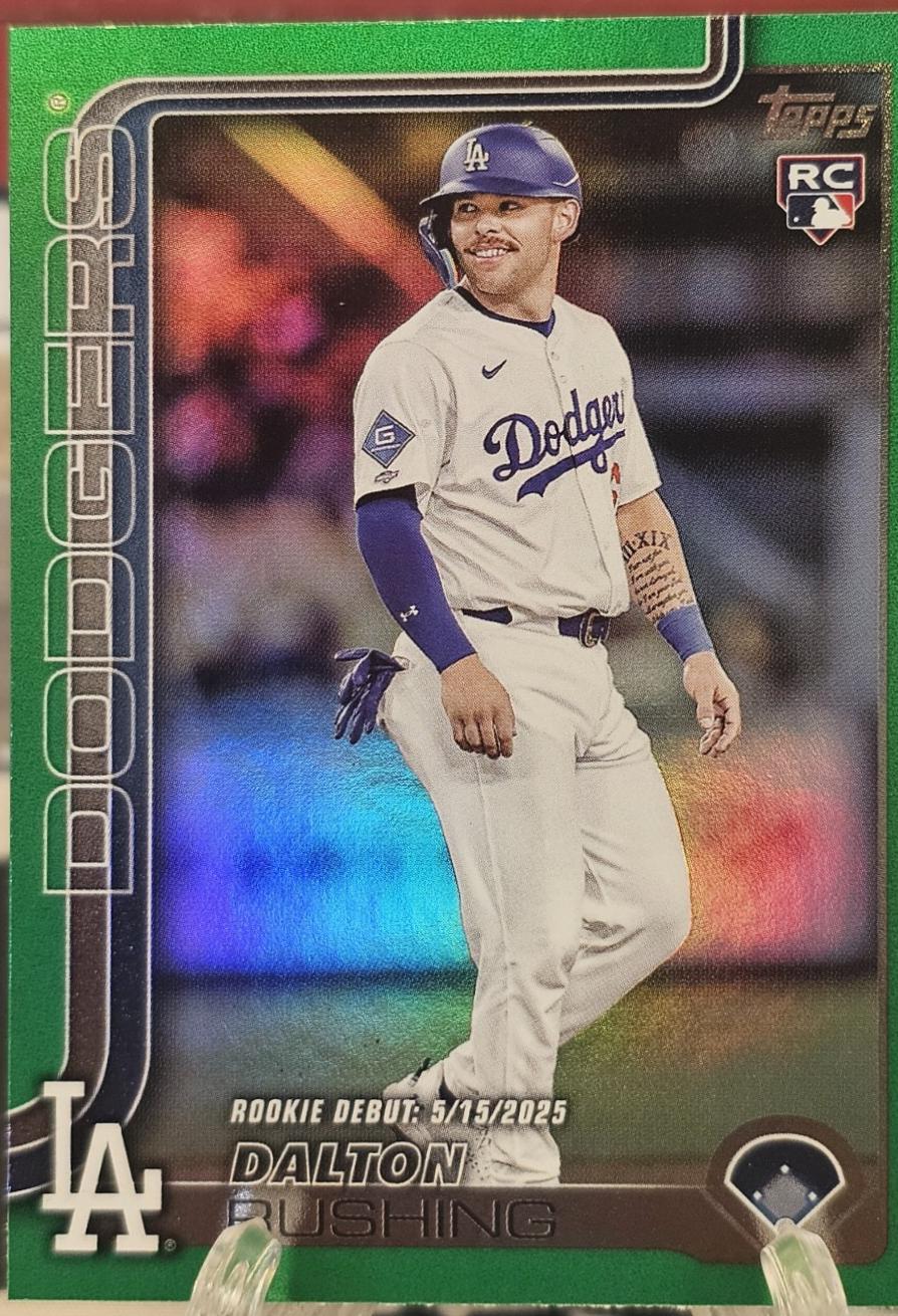 Dalton Rushing [Green Rainbow Foil] #US256