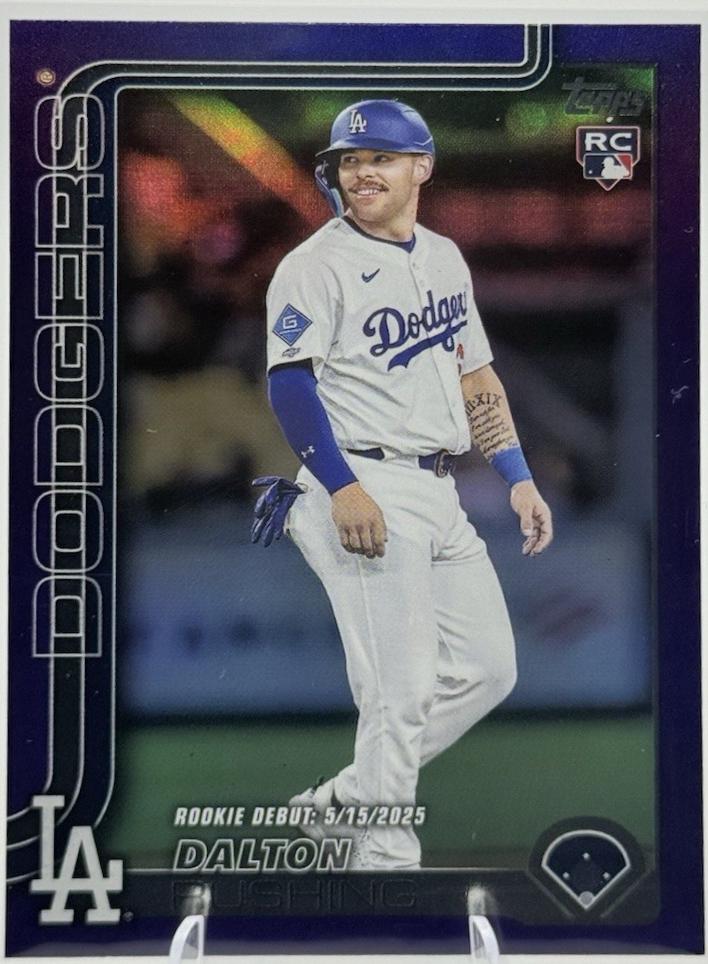 Dalton Rushing [Purple Rainbow Foil] #US256