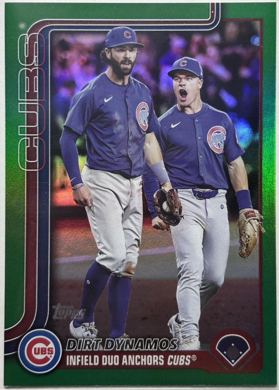 Dansby Swanson / Matt Shaw [Green Rainbow Foil] #US309