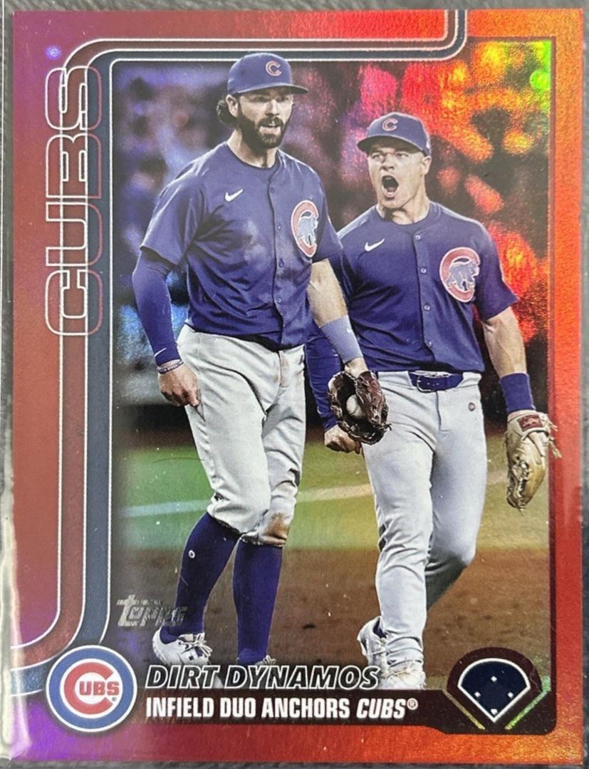 Dansby Swanson / Matt Shaw [Red Diamante Foil] #US309