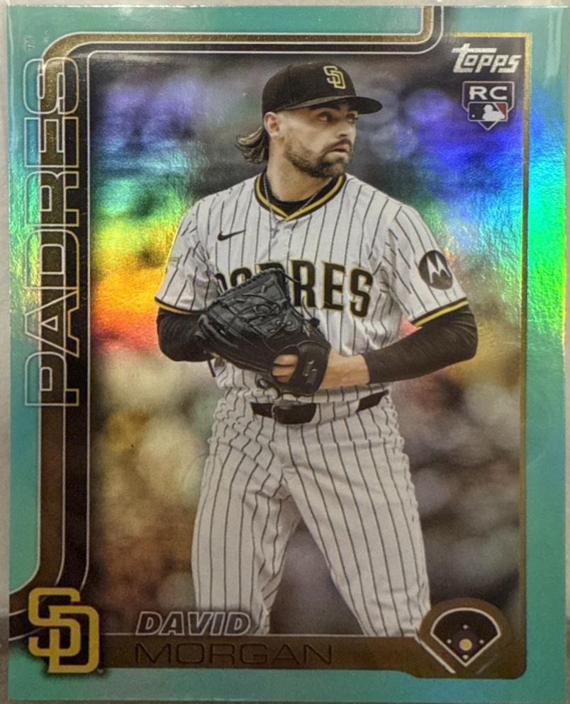 David Morgan [Aqua Rainbow Foil] #US348