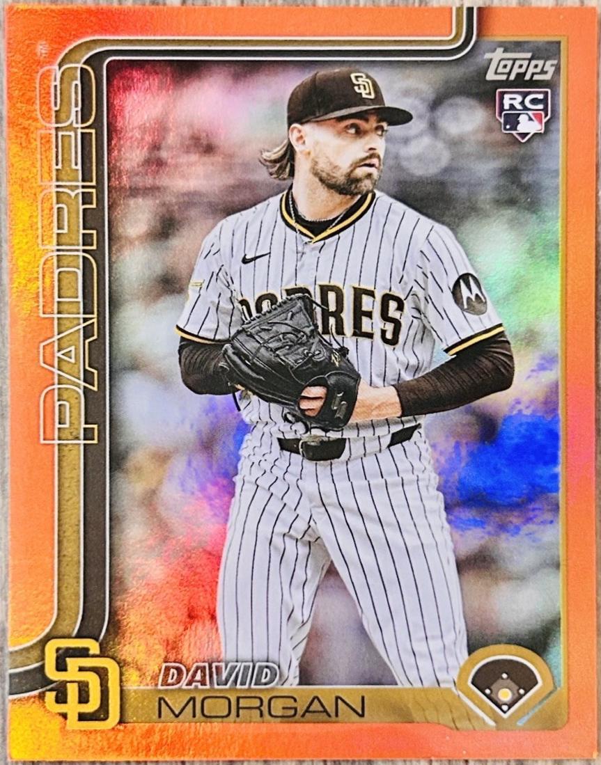 David Morgan [Orange Diamante Foil] #US348