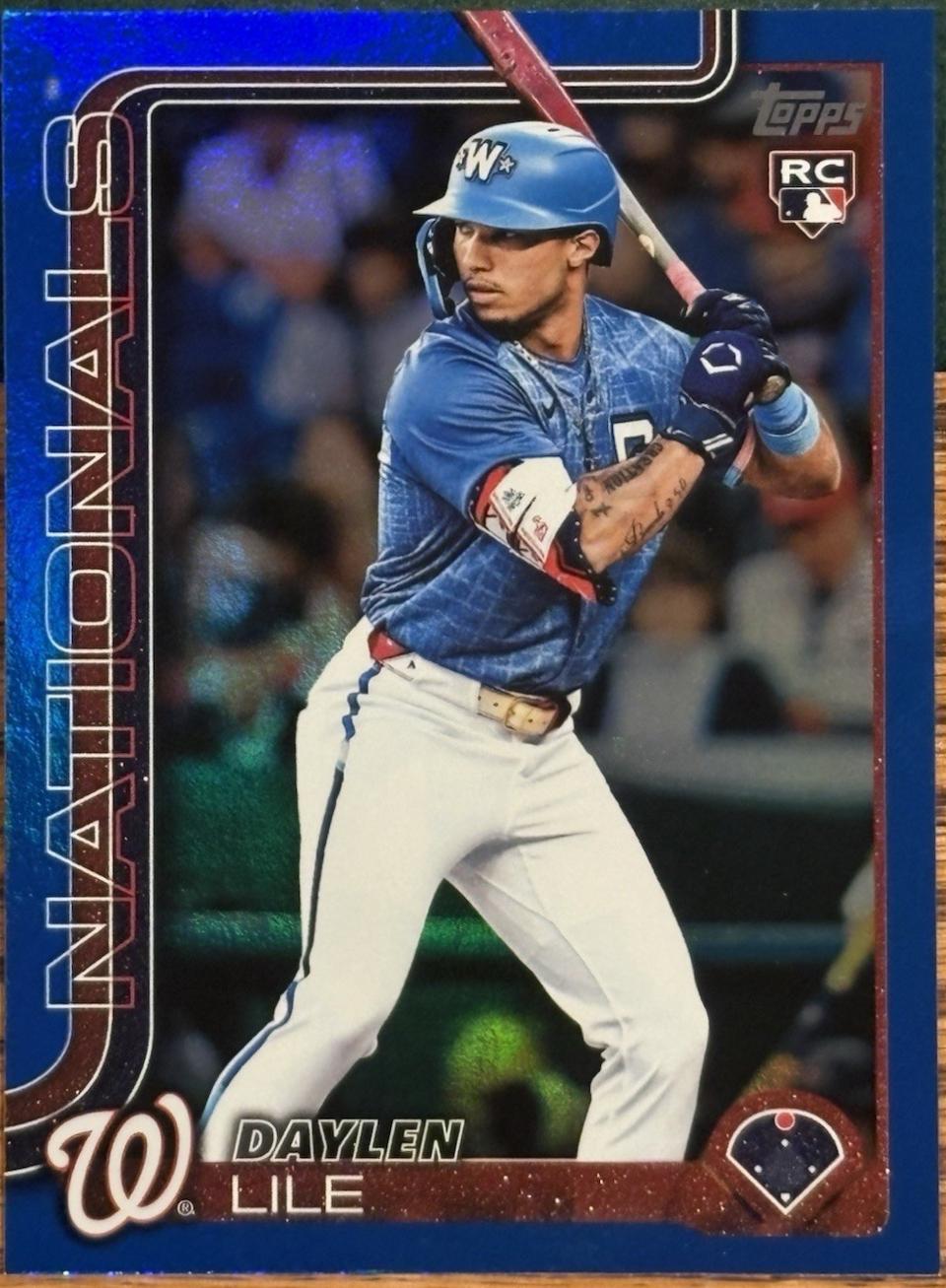 Daylen Lile [Blue Rainbow Foil] #US172