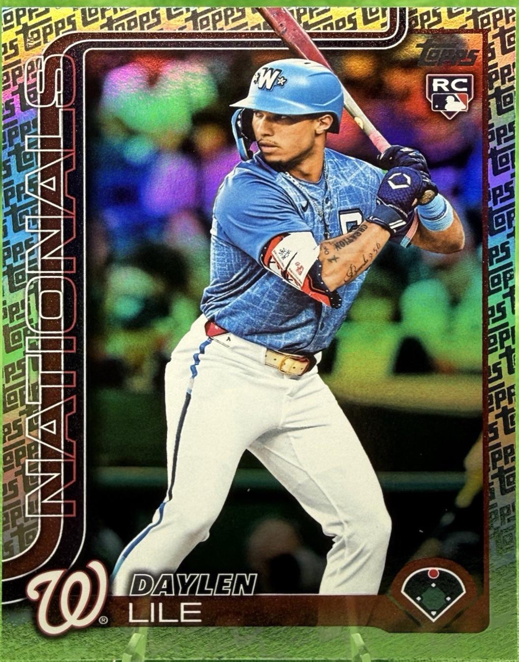 Daylen Lile [Topps Logo Foil] #US172