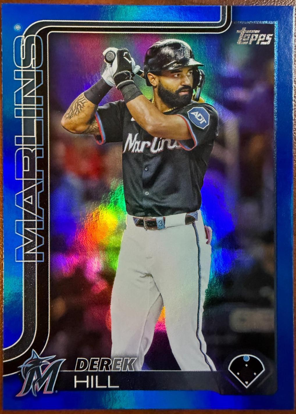 Derek Hill [Blue Rainbow Foil] #US305