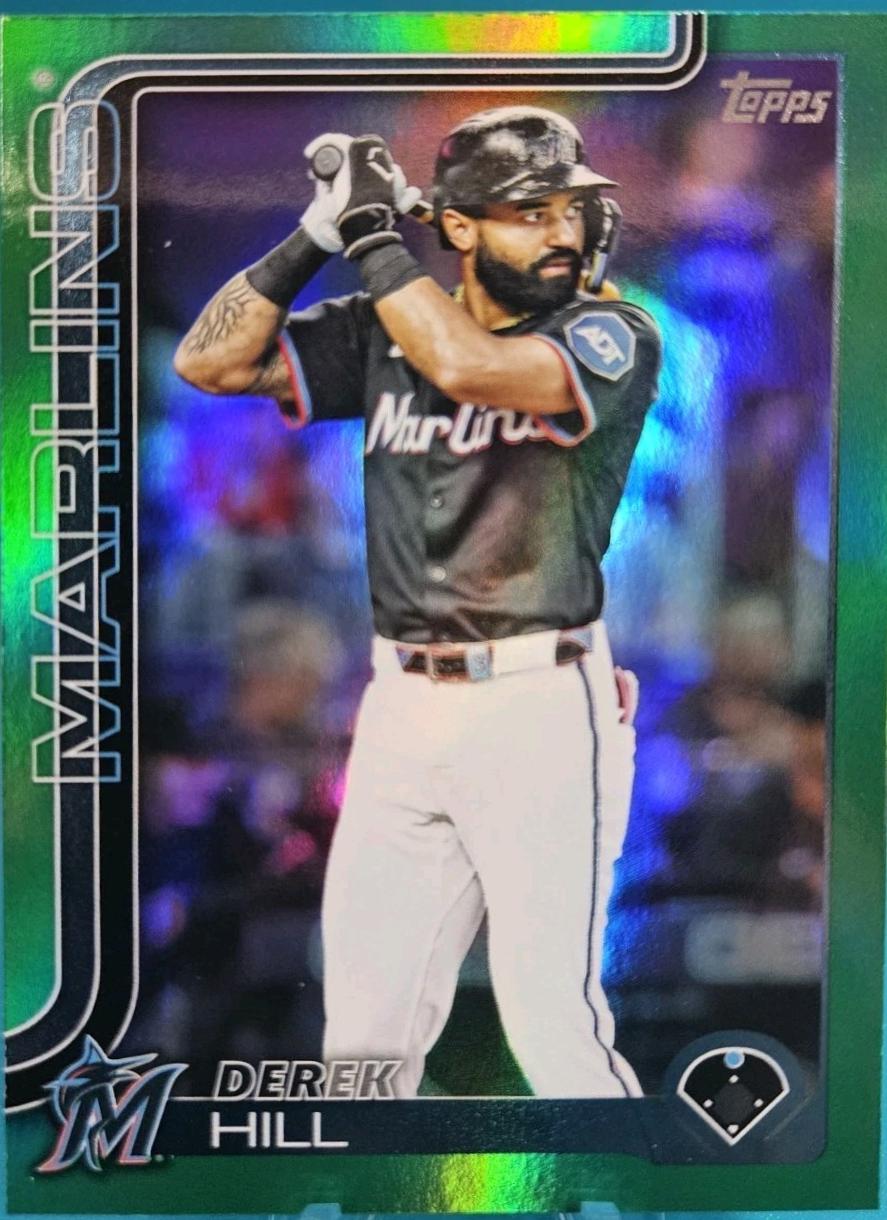 Derek Hill [Green Rainbow Foil] #US305