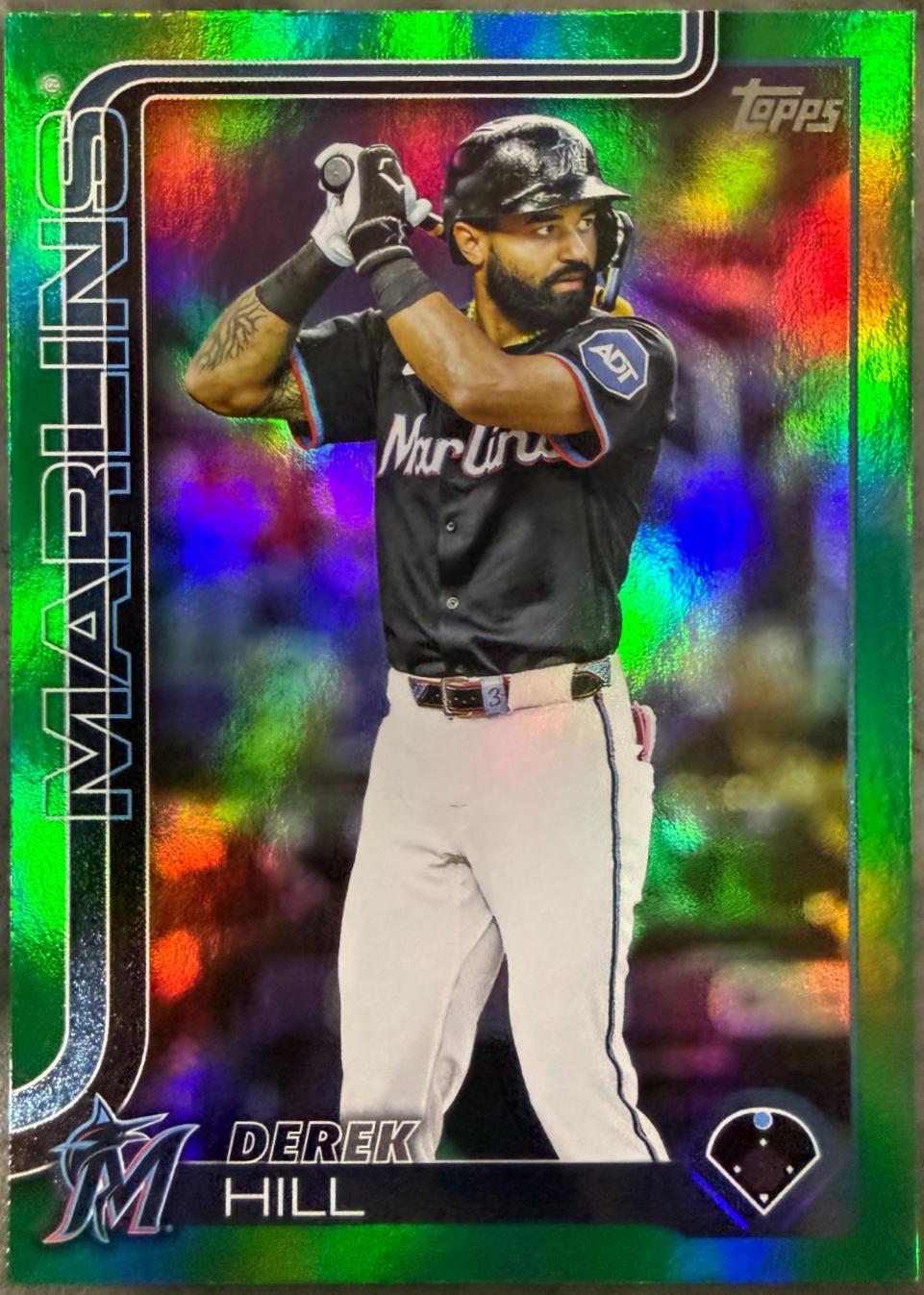 Derek Hill [Holo Green Foil] #US305