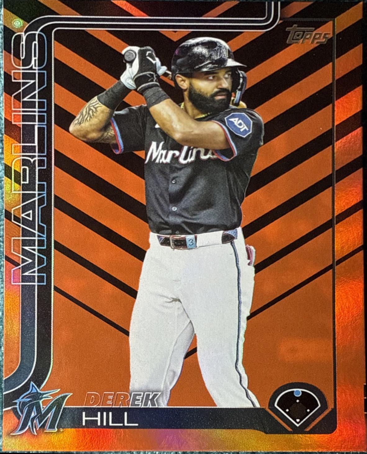 Derek Hill [Orange Diamante Foil] #US305