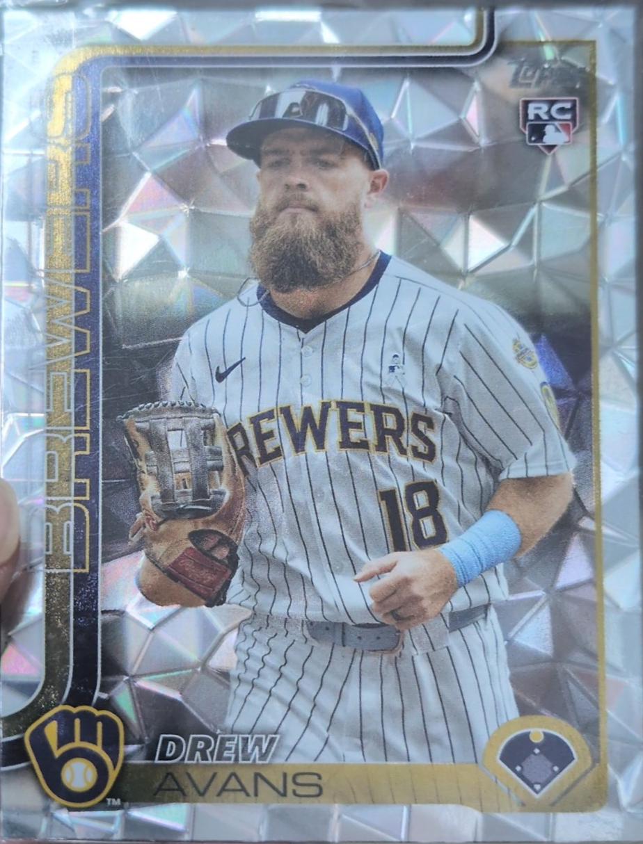 Drew Avans [Silver Crackle Foil] #US92
