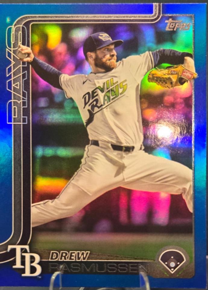 Drew Rasmussen [Blue Rainbow Foil] #US316
