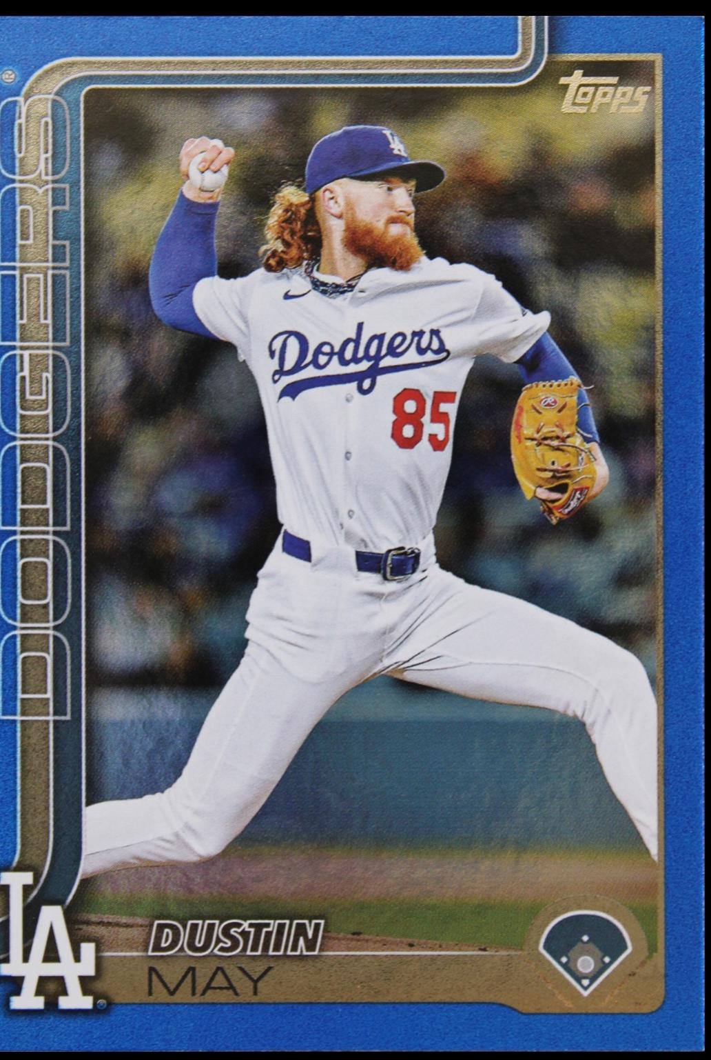 Dustin May [Blue Rainbow Foil] #US70
