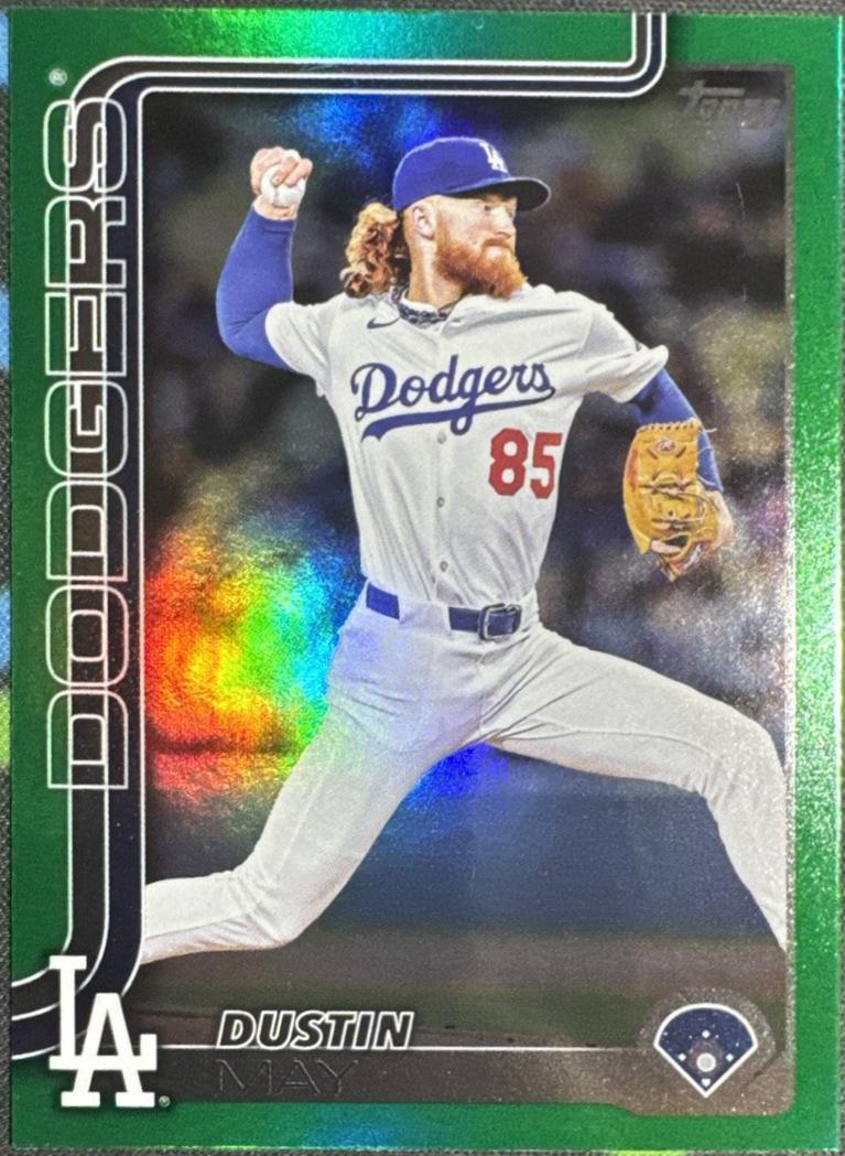 Dustin May [Green Rainbow Foil] #US70