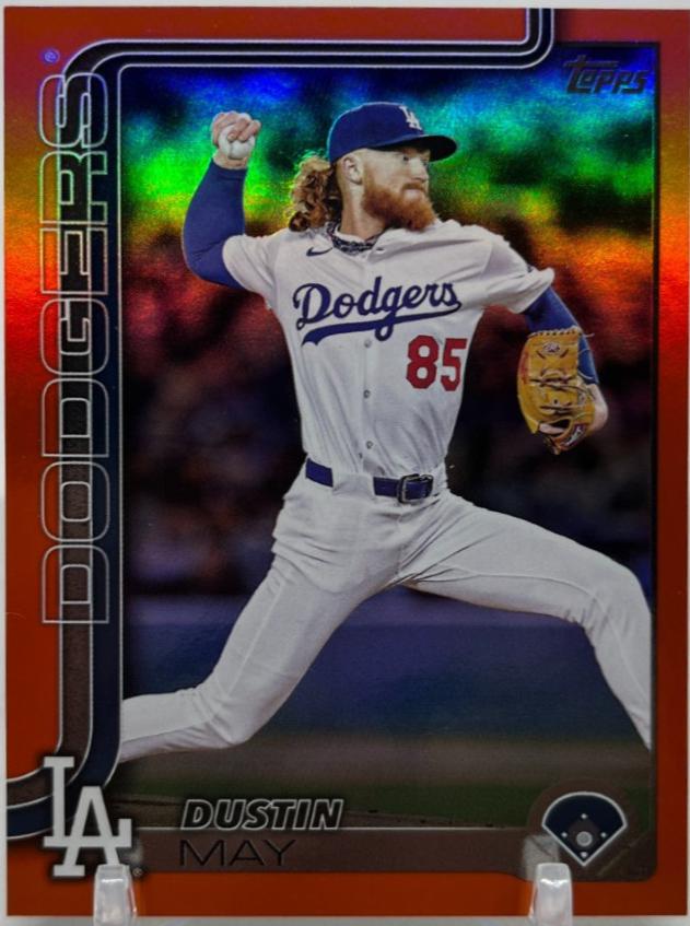 Dustin May [Orange Rainbow Foil] #US70