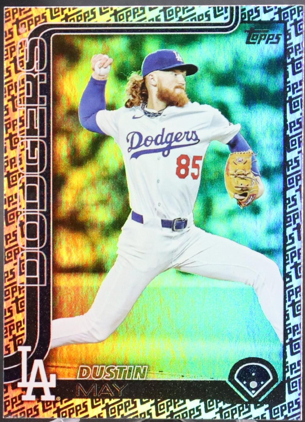 Dustin May [Topps Logo Foil] #US70