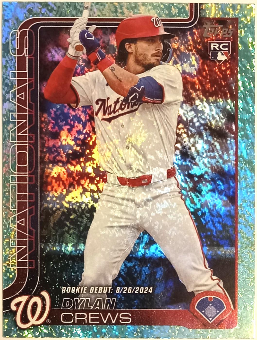 Dylan Crews [Aqua Rainbow Foil] #US223