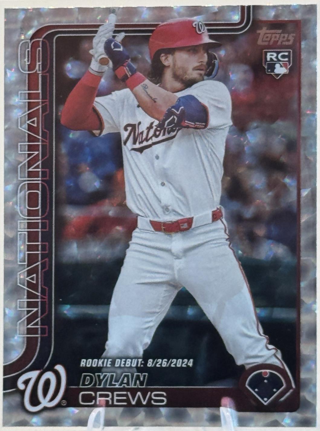 Dylan Crews [Silver Crackle Foil] #US223