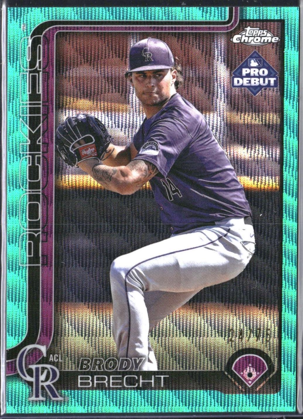 Brody Brecht [Aqua Wave Refractor] #PDC-93