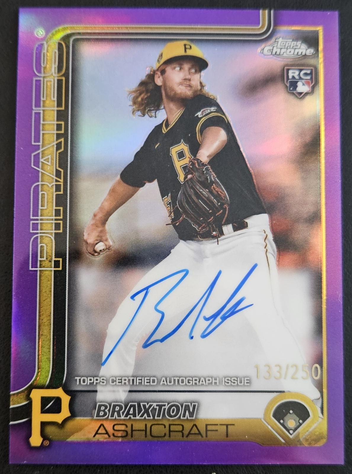 Braxton Ashcraft [Purple Refractor] #RA-BA