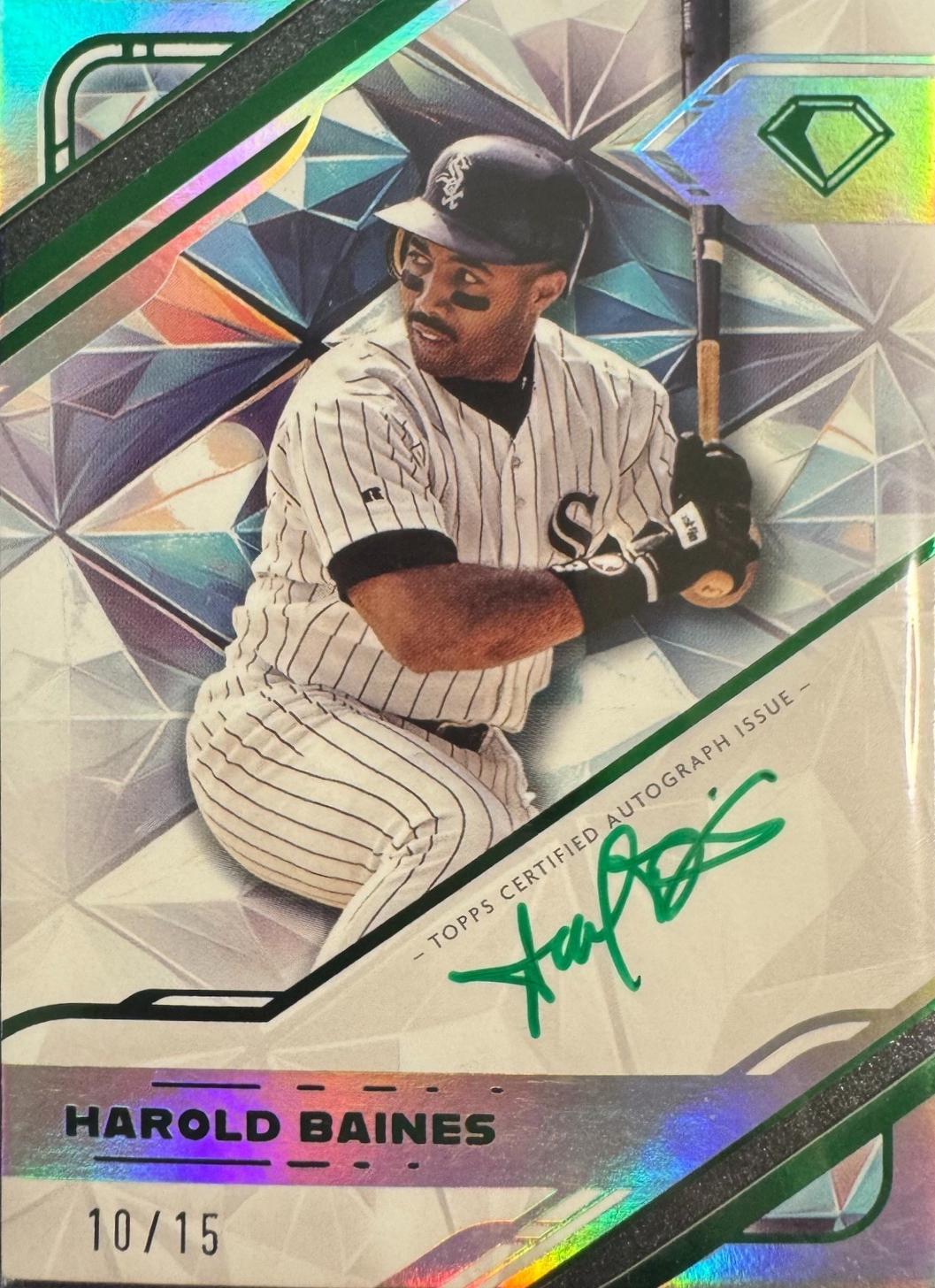 Harold Baines [Purple Ink] #WPA-HB