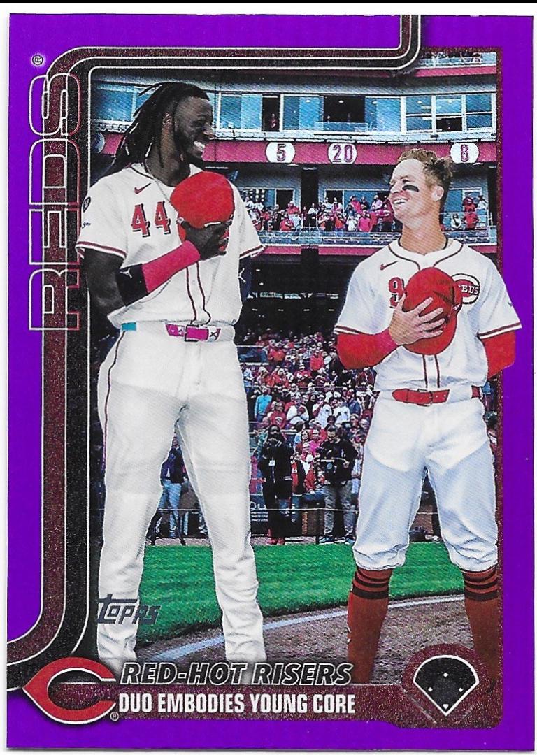 Elly De La Cruz / Matt McLain [Purple Rainbow Foil] #US331