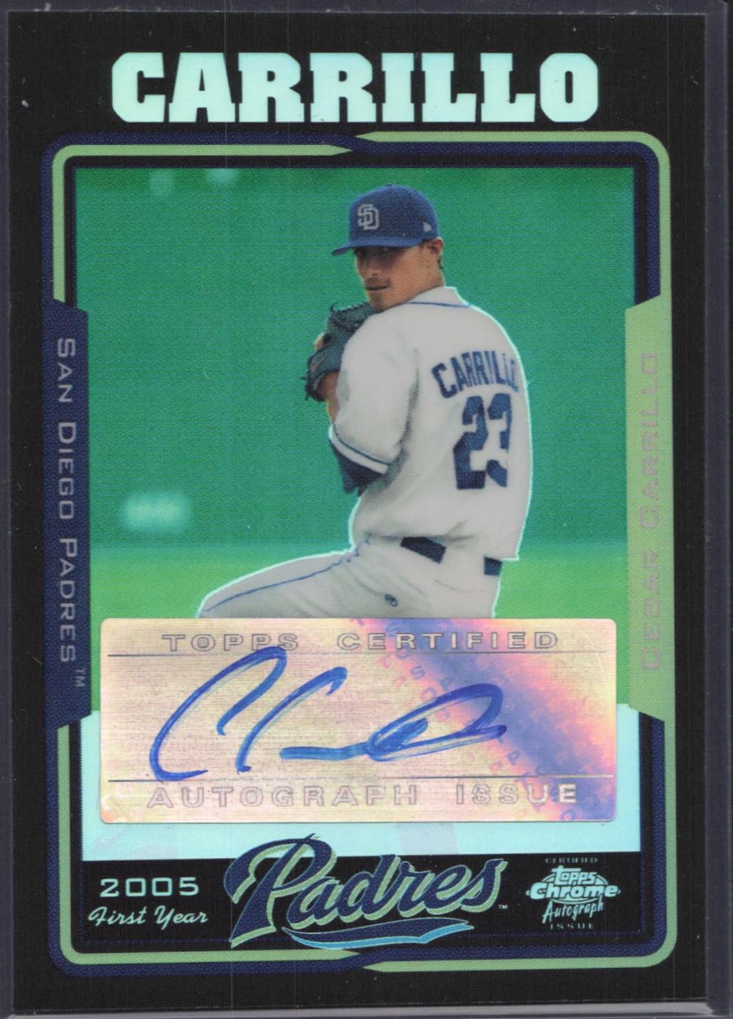 Cesar Carrillo [Autograph Black Refractor] #UH224